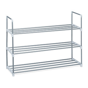 Image relaxdays Schuhregal grau 90,0 x 31,0 x 70,0 cm