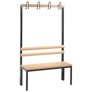 Image CP Garderobenbank mit Haken Basic 8050-100 buche Holz 100,0 cm