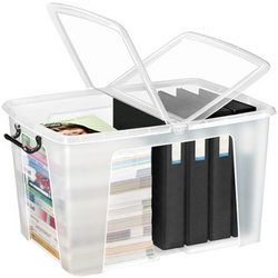 Image CEP Aufbewahrungsbox strata,  65 Liter, transparent