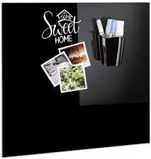 Image CEP Stifteköcher GLASS BOARD, magnetisch, 2 Fächer, schwarz