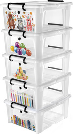 Image CEP Aufbewahrungsbox KIDS, 20 Liter, 5er Set