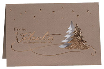 Image RÖMERTURM Weihnachtskarte "Kupferglanz"