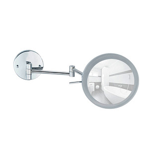 Image WENKO Wand-Kosmetikspiegel beleuchtet Aura silber