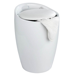 Image WENKO Badhocker mit Wäschesammler Candy 20631100 weiß