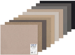 Image CANSON Zeichenpapier Mi-Teintes, 500 x 650 mm, sortiert