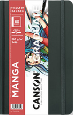 Image CANSON Skizzenbuch GRADUATE Manga, 140 x 216 mm, schwarz