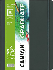 Image CANSON Skizzenbuch GRADUATE DRAWING, 216 x 279 mm, schwarz