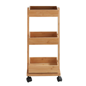 Image WENKO Etagenwagen Tortona braun 18,0 x 31,0 x 71,5 cm