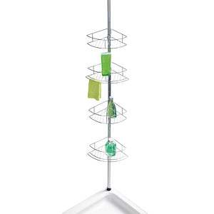 Image WENKO Teleskop-Duschregal Dolcedo silber 31,0 x 23,0 x 65,0 - 275,0 cm