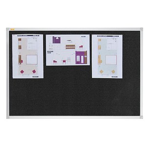 Image FRANKEN Textiltafel X-tra!Line, 1.200 x 900 mm, schwarz