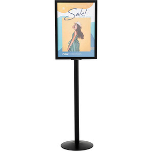 Image update displays Infoständer SIGN schwarz DIN A1