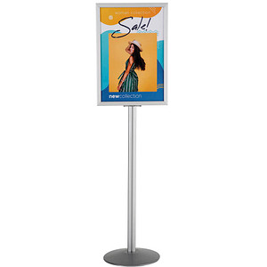 Image update displays Infoständer SIGN silber DIN A1