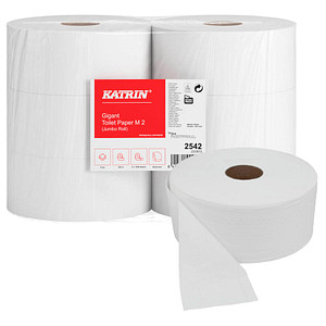 Image KATRIN Jumbo-Toilettenpapier CLASSIC Gigant M2 2-lagig 6 Rollen