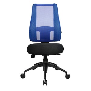 Image Topstar Bürostuhl Lady Sitness® Deluxe, LT20B0W506 blau, schwarz, schwarz Stoff