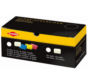 Image KLEIBER Schneiderkreide, 10er Set, weiß