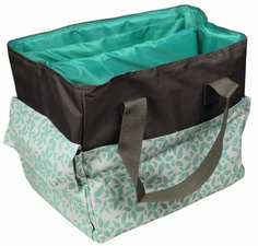 Image KLEIBER Bastel-/Handarbeitstasche, türkis/grau