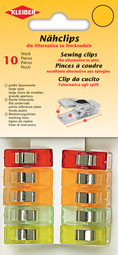 Image KLEIBER Stoffklammern, farbig sortiert