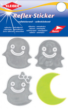 Image KLEIBER Reflex-Sticker "Gespenst & Mond", silber/gelb