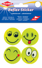 Image KLEIBER Reflex-Sticker "Happy Face", gelb