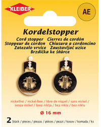 Image KLEIBER Kordelstopper, Metall, silber