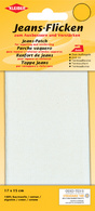 Image KLEIBER Jeans-Bügelflicken, 170 x 150 mm, weiß