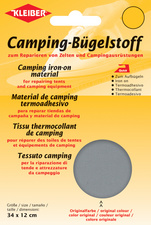 Image KLEIBER Quick-Camping-Bügelstoff, 340 x 120 mm, grau