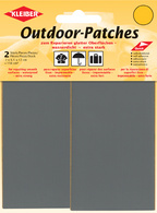 Image KLEIBER Outdoor-Patches, selbstklebend, 65 x 120 mm, grau
