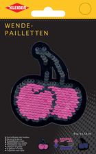 Image KLEIBER Wendepailletten Kirschen, pink-blau