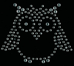 Image KLEIBER Strass-Applikation "Eule 1", 65 x 60 mm