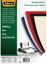 Image FELLOWES Chromo - Einband, Karton - A4 (210 x 297 mm) - weiß - 250 g/m2 - 100 S