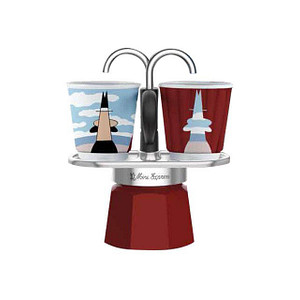 Image BIALETTI Mini Express Espressokocher rot, 2 Tassen
