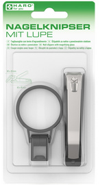 Image HARO Nagelknipser mit Lupe & Feile, auf Blisterkarte
