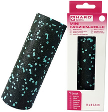 Image HARO Mini-Faszienrolle, schwarz/mint