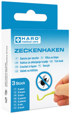 Image HARO Zeckenhaken, aus ABS, grün, 3er Set