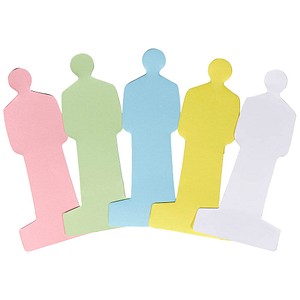 Image Moderationskarten farbsortiert 9,5 x 19,5 cm