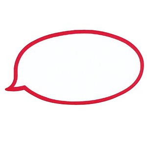 Image Moderationskarten weiß 20,0 x 11,0 cm