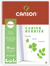 Image CANSON Cahier Herbier, 240 x 320 mm, 48 pages