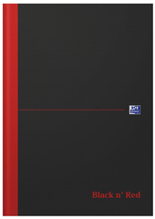 Image Oxford Black n' Red Notizbuch - gebunden, DIN A4, liniert