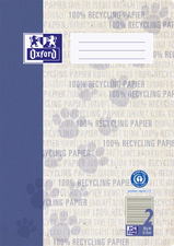 Image Oxford Schulheft "Recycling", DIN A4, 16 Blatt, Lineatur 2