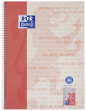 Image Oxford Collegeblock "Recycling", DIN A4+, 80 Blatt, kariert