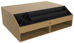 Image Oxford Monitor-Ständer "Savana", aus Karton, natur