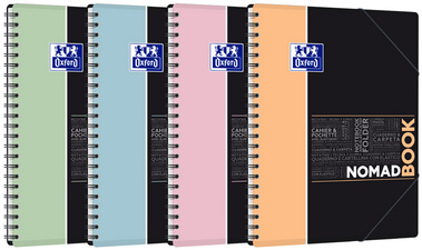 Image Oxford Studium Collegeblock NOMADBOOK Pastell, A4+, Seyès