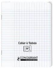 Image CONQUERANT CLASSIQUE Cahier à rabat 170 x 220 mm, incolore