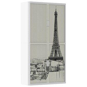 Image PAPERFLOW Rollladenschrank  Paris3 Fachböden 110,0 x 41,5 x 204,0 cm