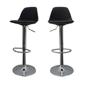 Image PAPERFLOW Barhocker "BOBBA", 2er Set, schwarz
