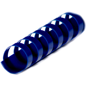 Image 100 LMG Kunststoffbinderücken blau für 105 Blatt