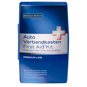 Image Holthaus Medical Verbandskasten PREMIUM DIN 13164 blau