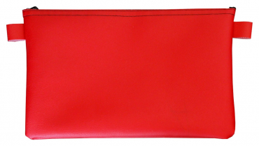Image Banktasche Geldscheintasche Belegtasche Kunstleder Rot 24,5 x 16 cm