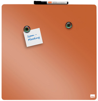 Image nobo Weißwandtafel, quadratsch, (B)360 x (H)360 mm, orange
