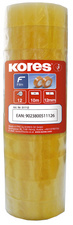 Image KORES Klebefilm STANGENWARE 19 mm x 33 m, transparent PP-Material - 8 Stück (K5